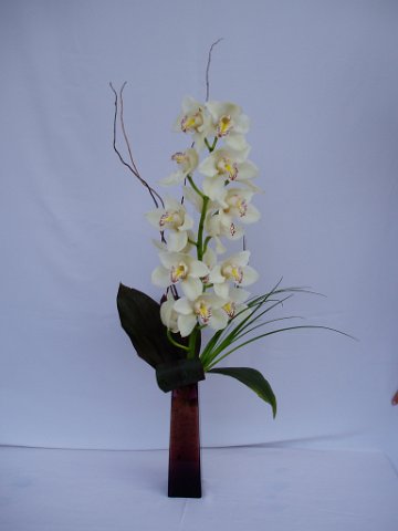 Orquideas en florero